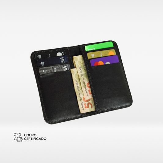 Carteira Fuji em Couro