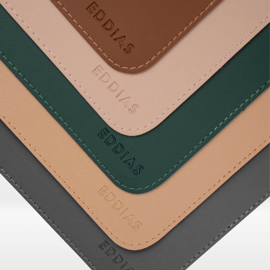 Mousepad Deskpad Office em Couro Ecológico