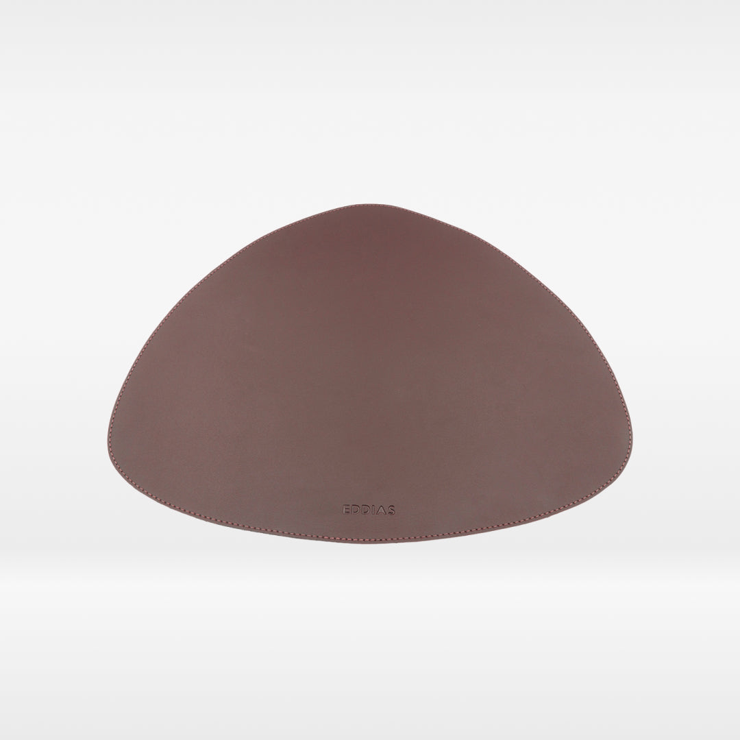 Sousplat Orgânico para Decoração de Mesa em Couro Ecológico