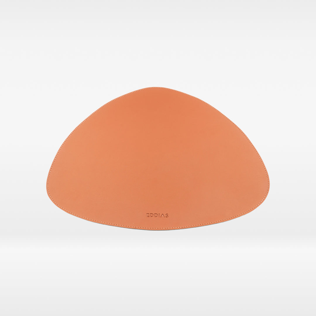 Sousplat Orgânico para Decoração de Mesa em Couro Ecológico