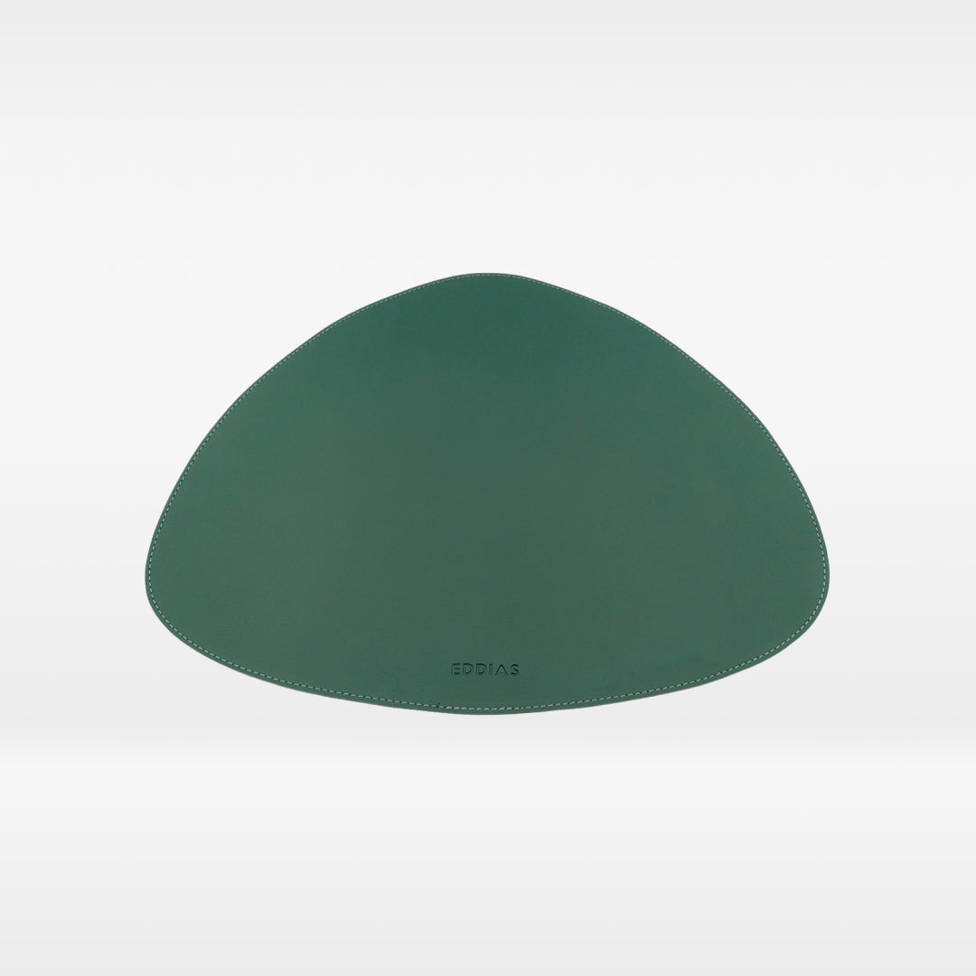 Sousplat Orgânico para Decoração de Mesa em Couro Ecológico