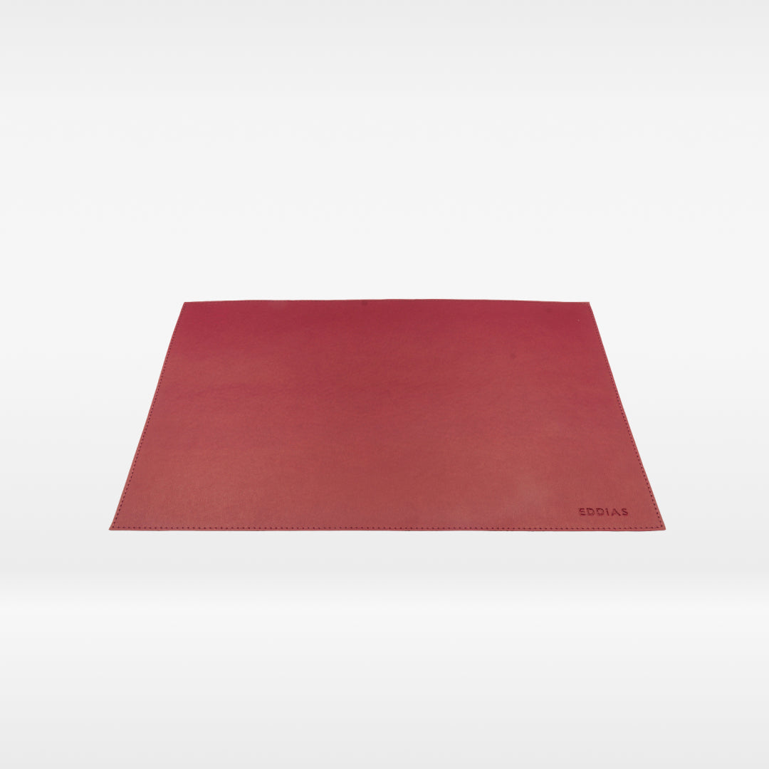 Sousplat Retangular para Decoração de Mesa em Couro Ecológico