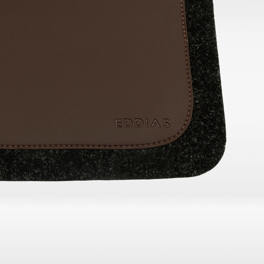 MousePad De Feltro Com Couro Ecológico