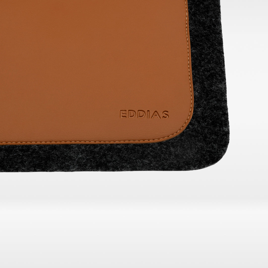 MousePad De Feltro Com Couro Ecológico