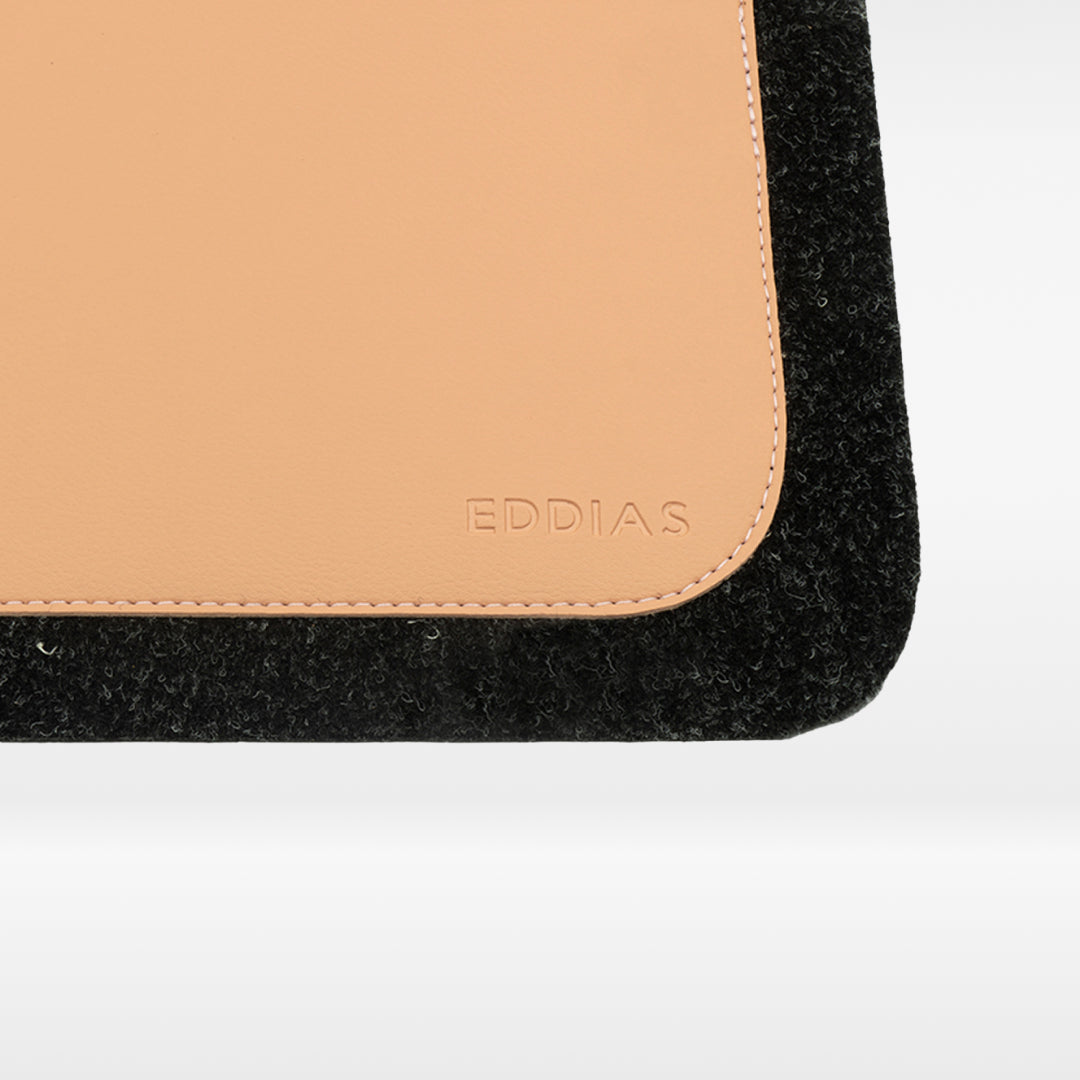 MousePad De Feltro Com Couro Ecológico
