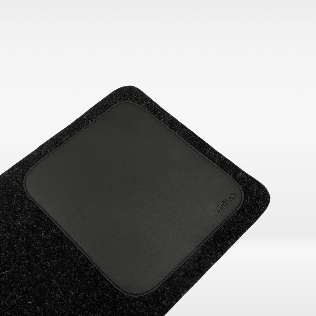 MousePad De Feltro Com Couro Ecológico