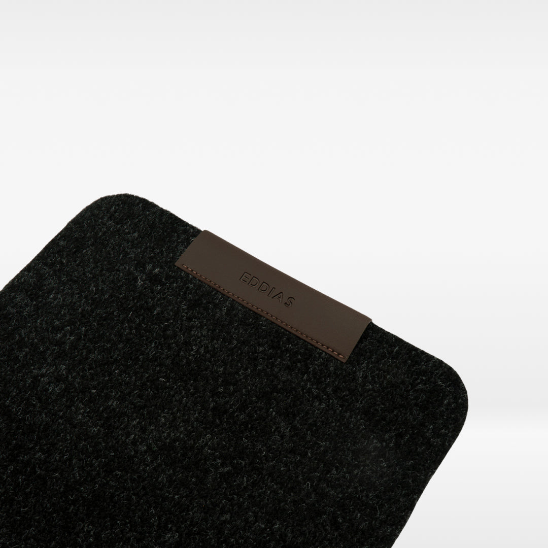 MousePad De Feltro Com Couro Ecológico + Porta Caneta