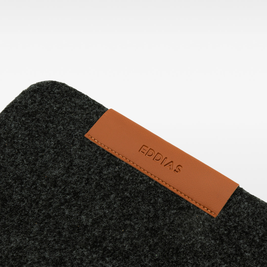 MousePad De Feltro Com Couro Ecológico + Porta Caneta