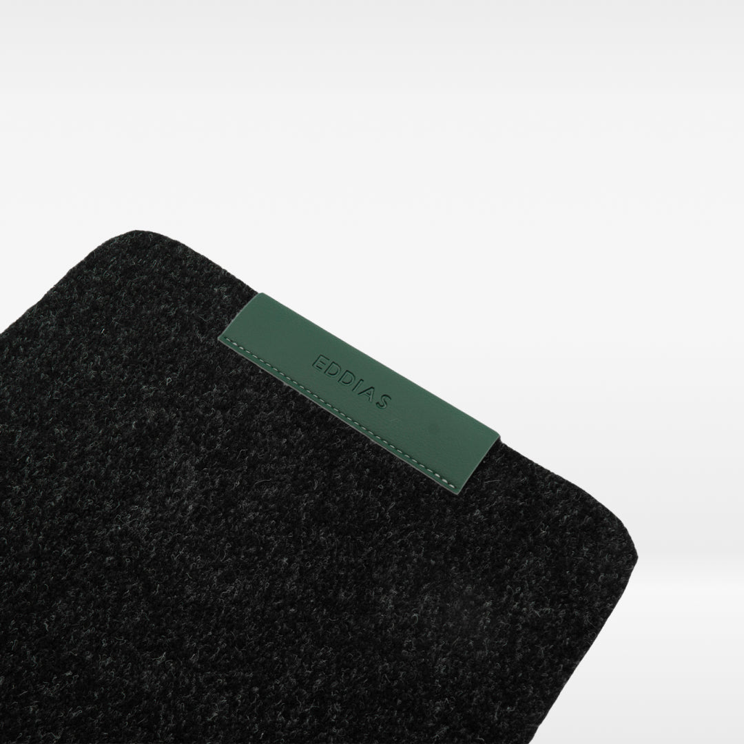 MousePad De Feltro Com Couro Ecológico + Porta Caneta