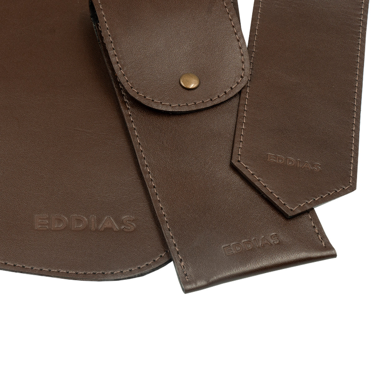 Kit Essential Desk MousePad Porta Caneta E Marca Página Em Couro
