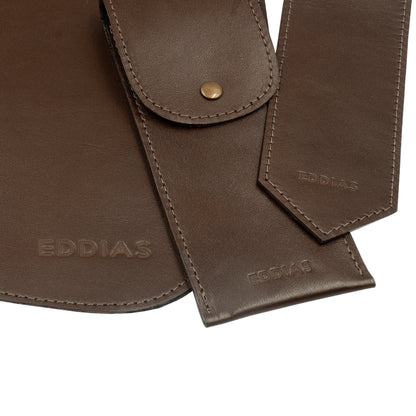 Kit Essential Desk MousePad Porta Caneta E Marca Página Em Couro