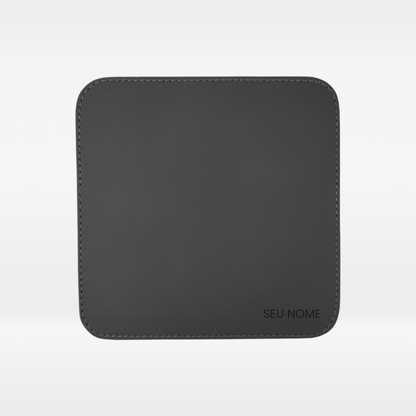 Mousepad Personalizado em Couro Ecológico