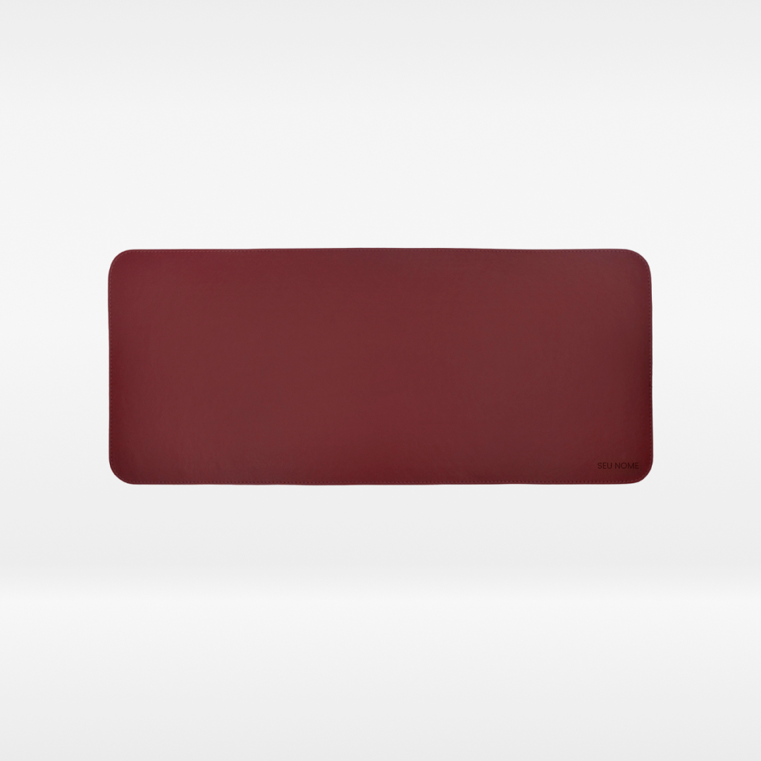 Mousepad Personalizado em Couro Ecológico