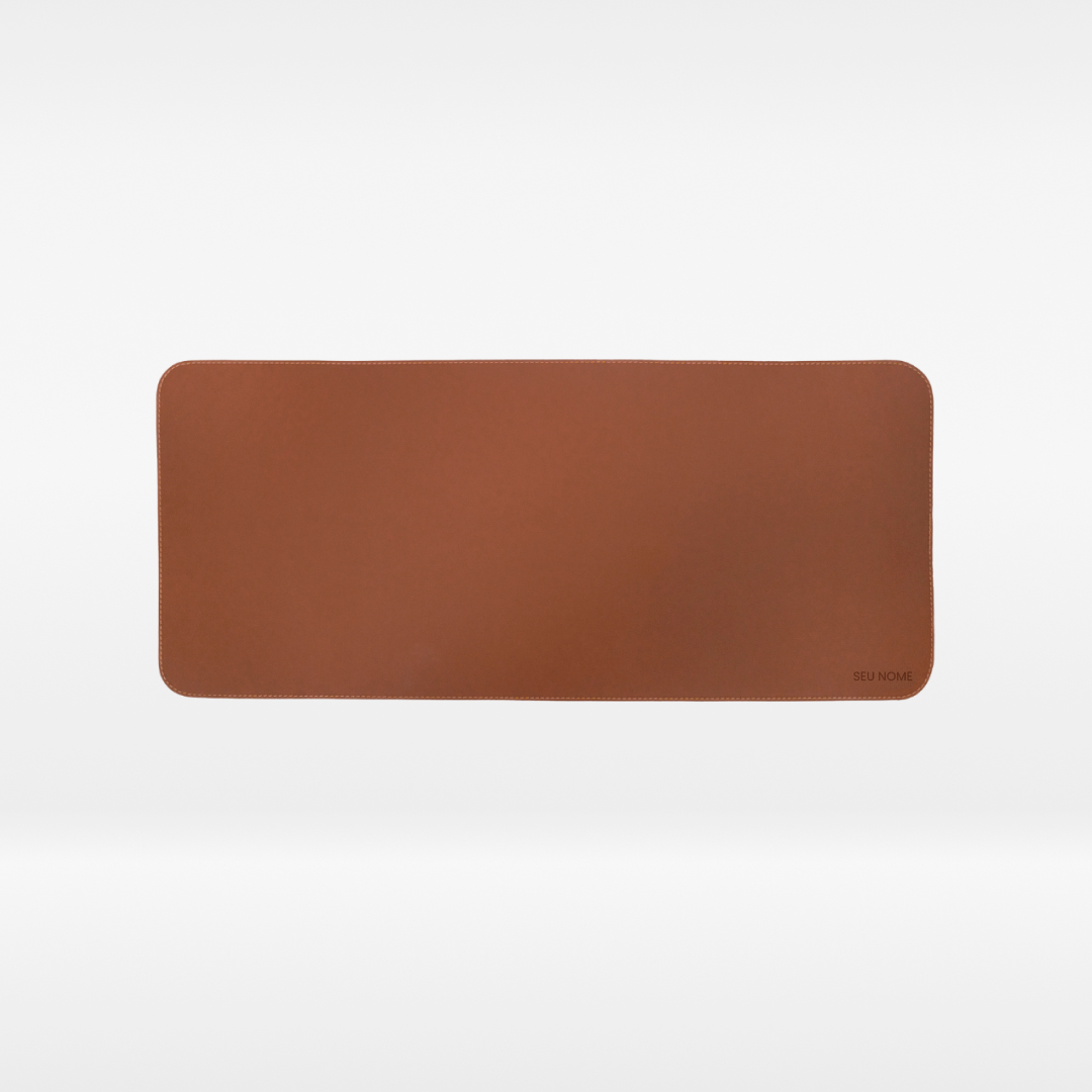 Mousepad Personalizado em Couro Ecológico