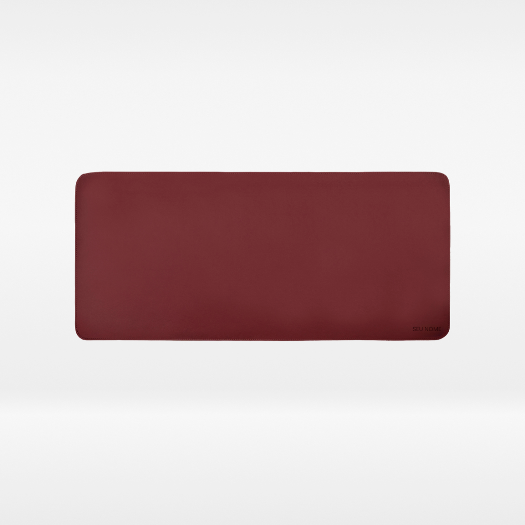 Mousepad Personalizado em Couro Ecológico
