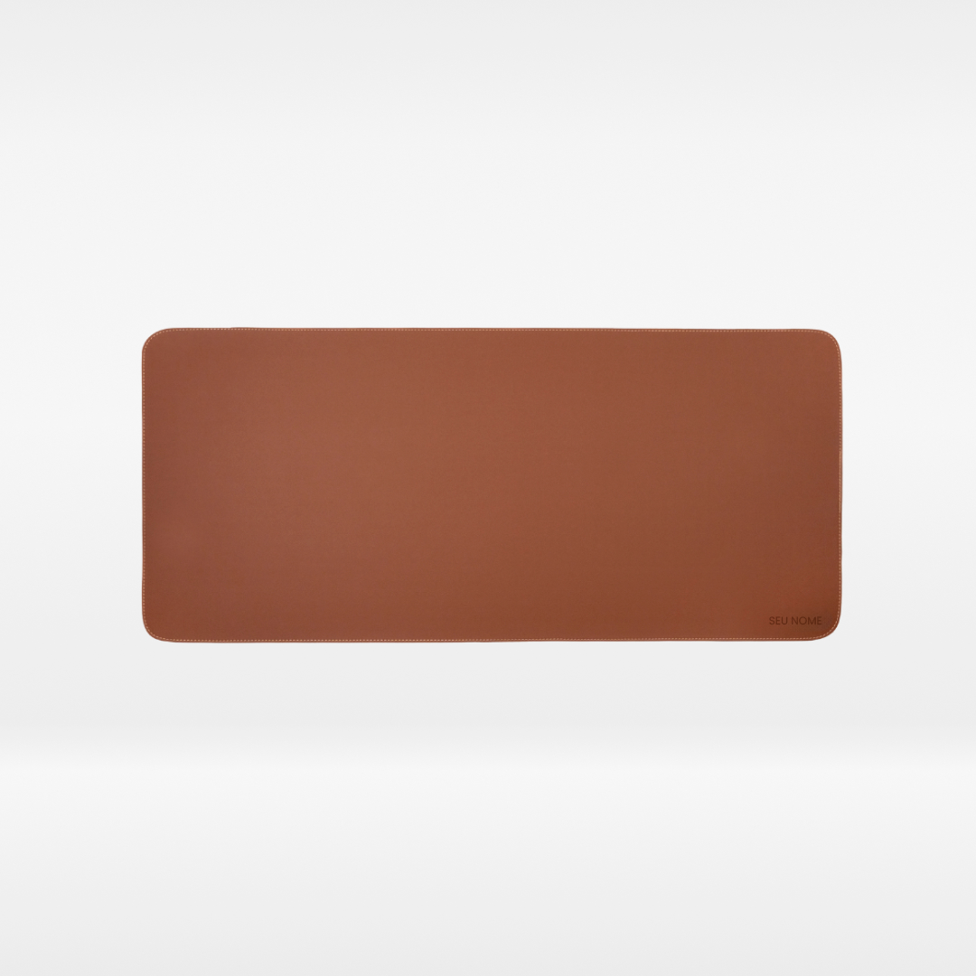 Mousepad Personalizado em Couro Ecológico
