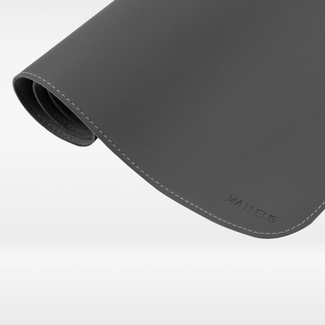 Mousepad Personalizado em Couro Ecológico