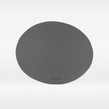Sousplat Redondo de Couro Ecológico para Decoração de Mesa