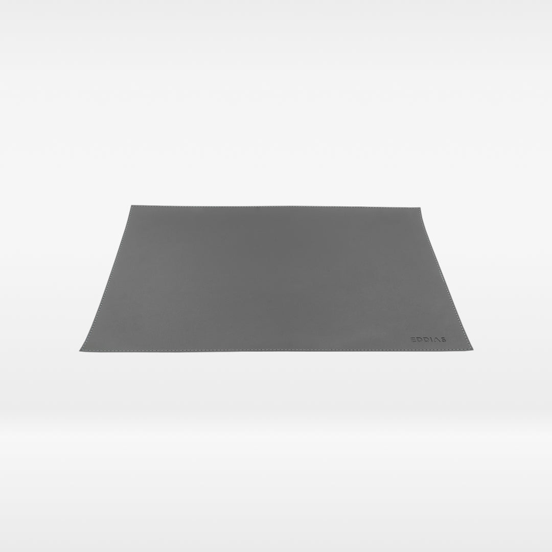 Sousplat Retangular para Decoração de Mesa em Couro Ecológico