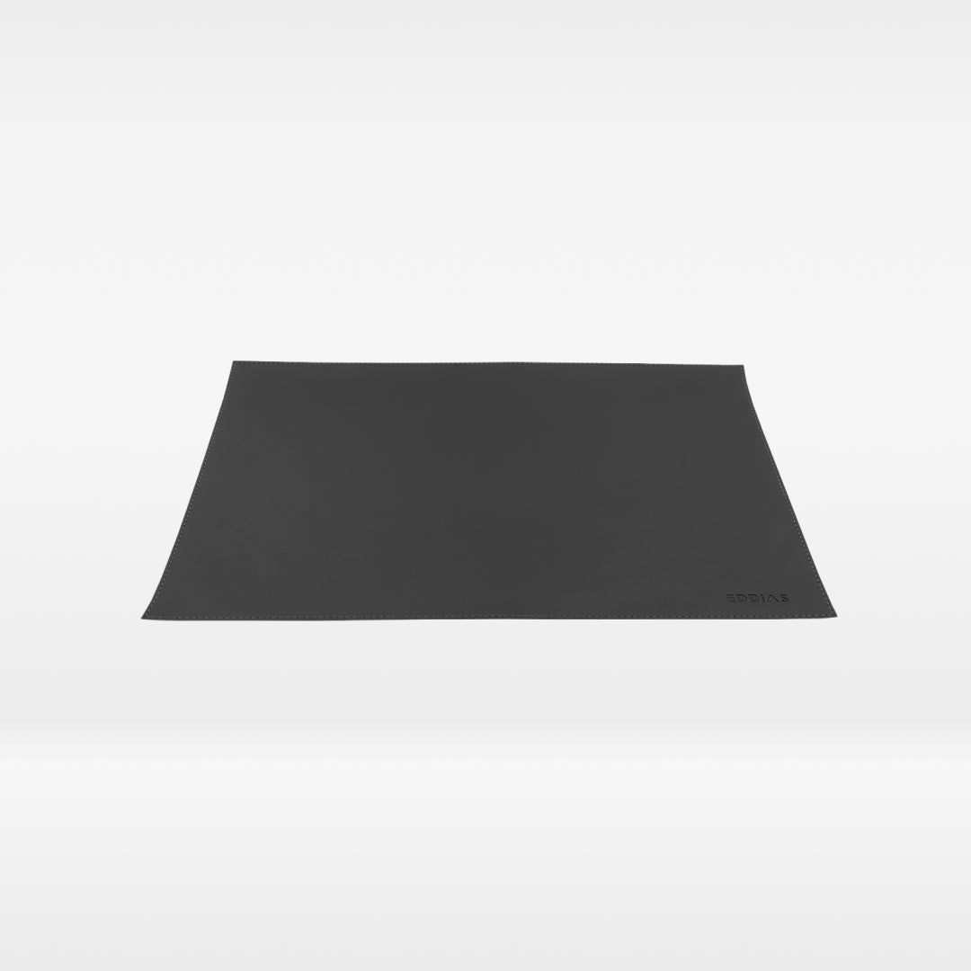 Sousplat Retangular para Decoração de Mesa em Couro Ecológico