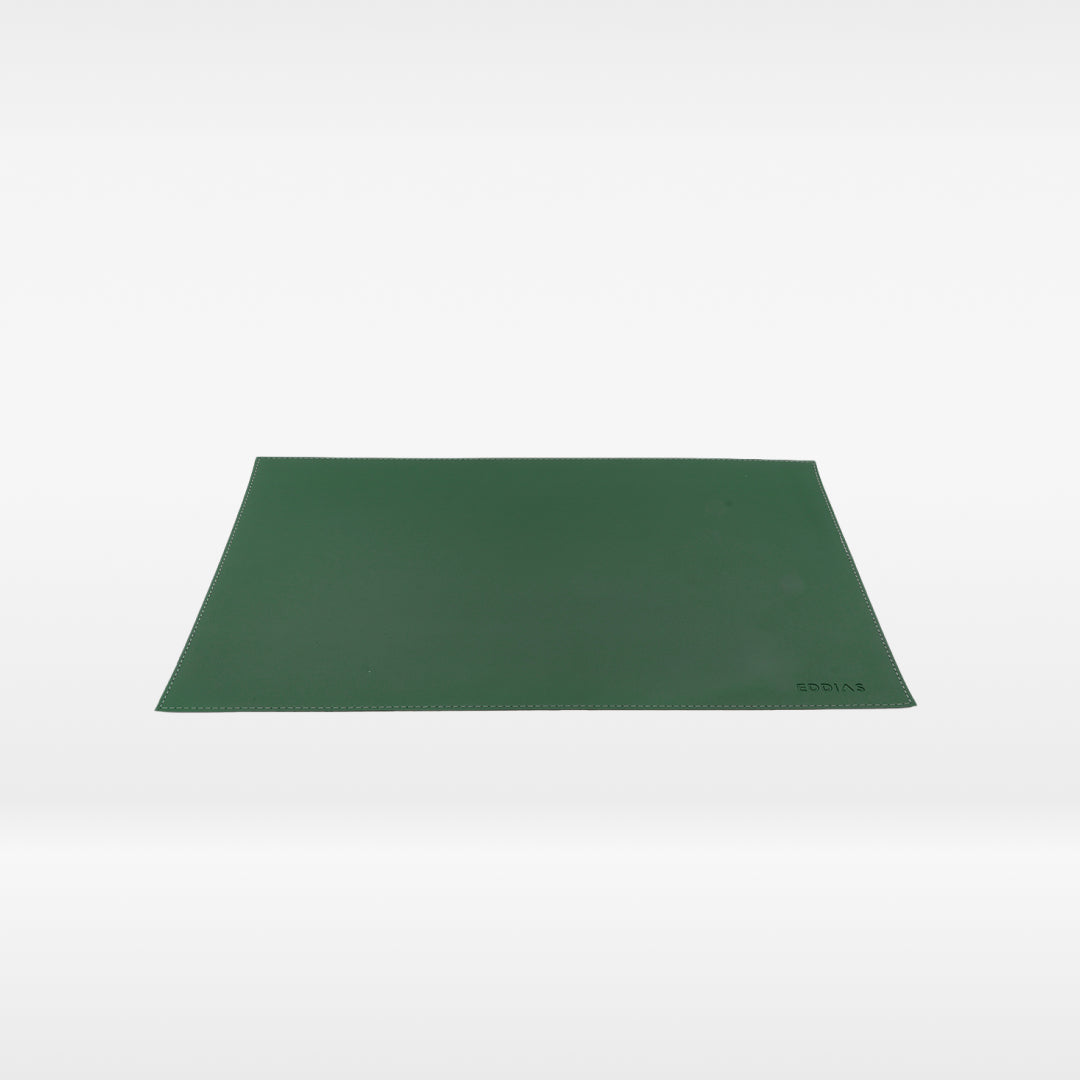Sousplat Retangular para Decoração de Mesa em Couro Ecológico
