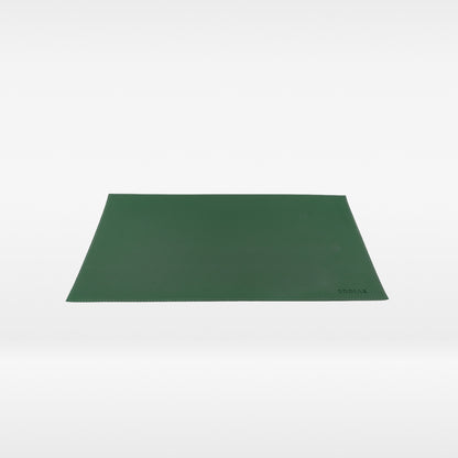 Sousplat Retangular para Decoração de Mesa em Couro Ecológico