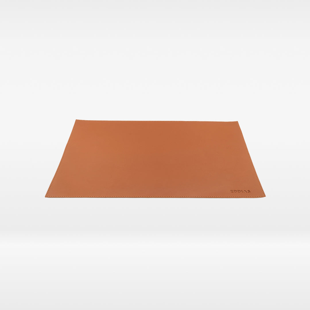 Sousplat Retangular para Decoração de Mesa em Couro Ecológico