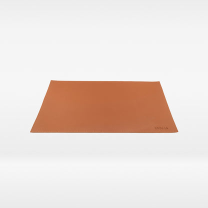 Sousplat Retangular para Decoração de Mesa em Couro Ecológico