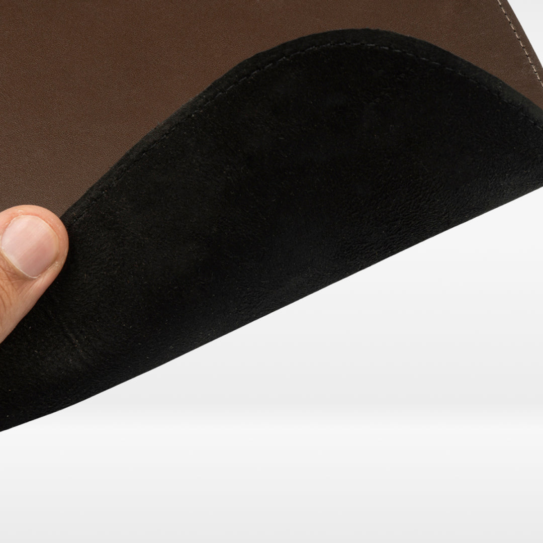 Kit Essential Desk MousePad Porta Caneta E Marca Página Em Couro