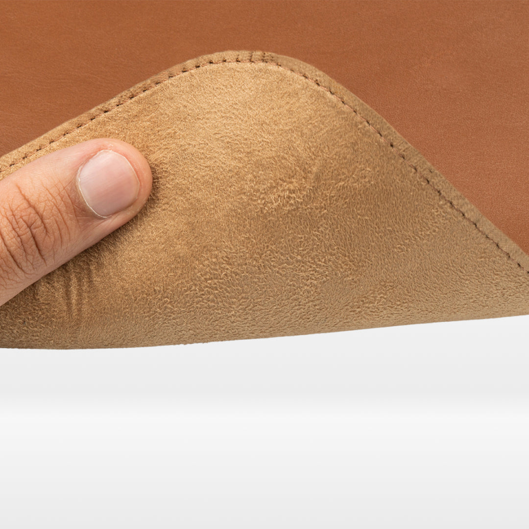 Kit Essential Desk MousePad Porta Caneta E Marca Página Em Couro