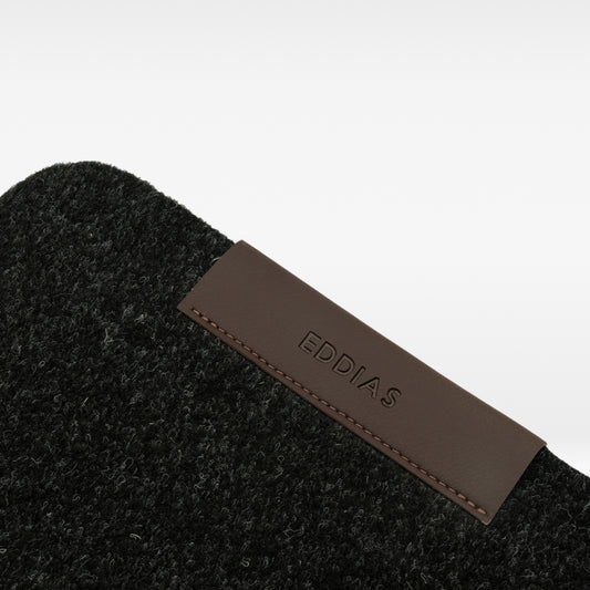 MousePad De Feltro Com Couro Ecológico + Porta Caneta