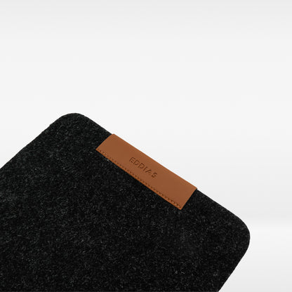 MousePad De Feltro Com Couro Ecológico + Porta Caneta