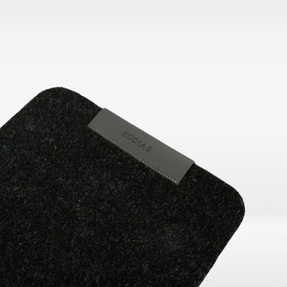 MousePad De Feltro Com Couro Ecológico + Porta Caneta