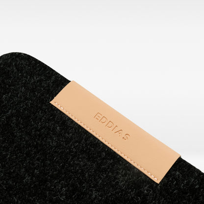 MousePad De Feltro Com Couro Ecológico + Porta Caneta