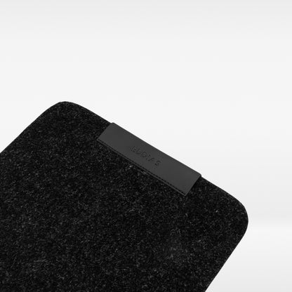 MousePad De Feltro Com Couro Ecológico + Porta Caneta