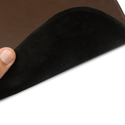 Kit Essential Desk MousePad Porta Caneta E Marca Página Em Couro