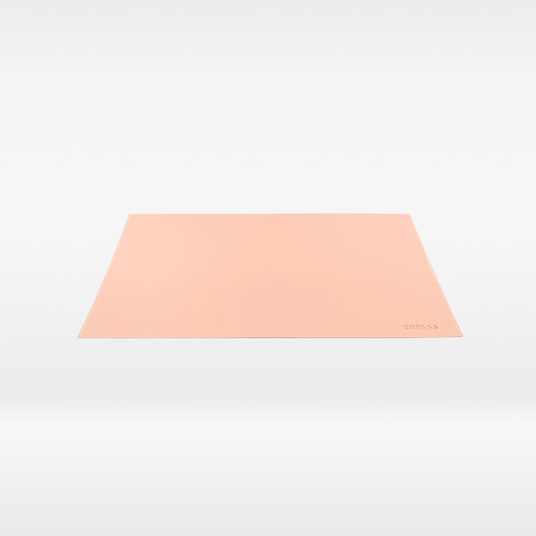 Sousplat Retangular para Decoração de Mesa em Couro Ecológico