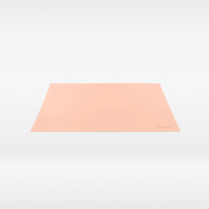 Sousplat Retangular para Decoração de Mesa em Couro Ecológico